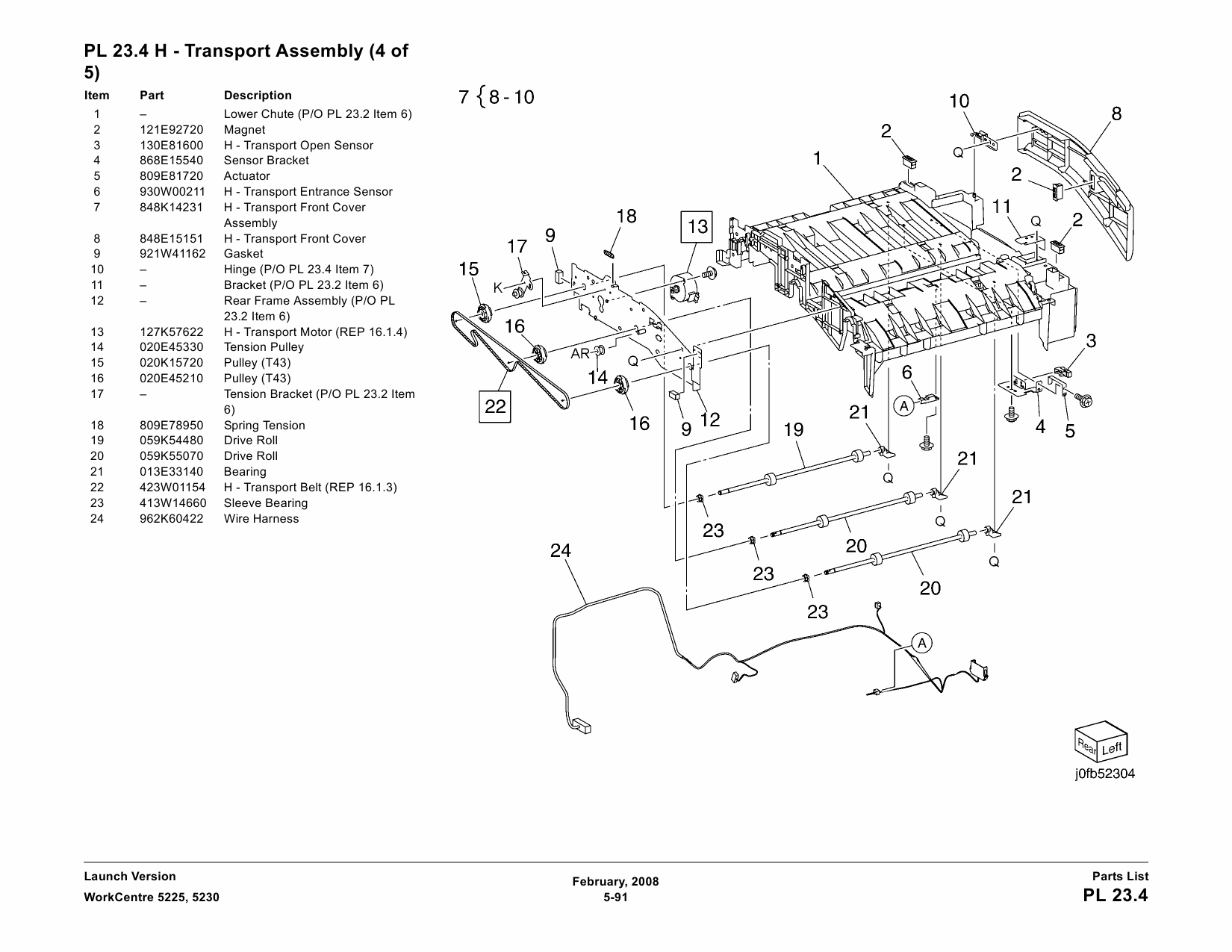 Xerox WorkCentre 5225 5230 Parts List Manual-5